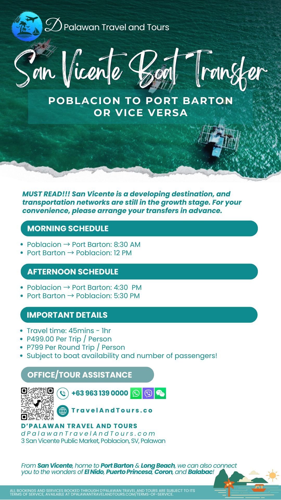 Boat Transfer Long Beach San Vicente Port Barton Palawan Philippines Boat Transfer Long Beach San Vicente Port Barton Palawan Philippines