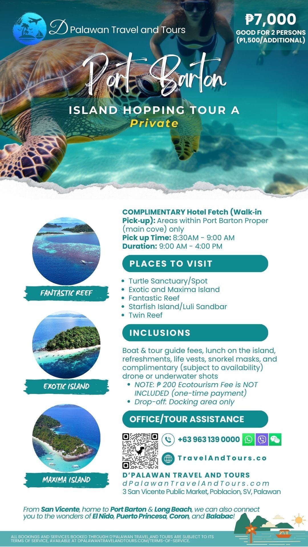 San Vicente Port Barton Island Hopping Tour A Private Palawan Philippines