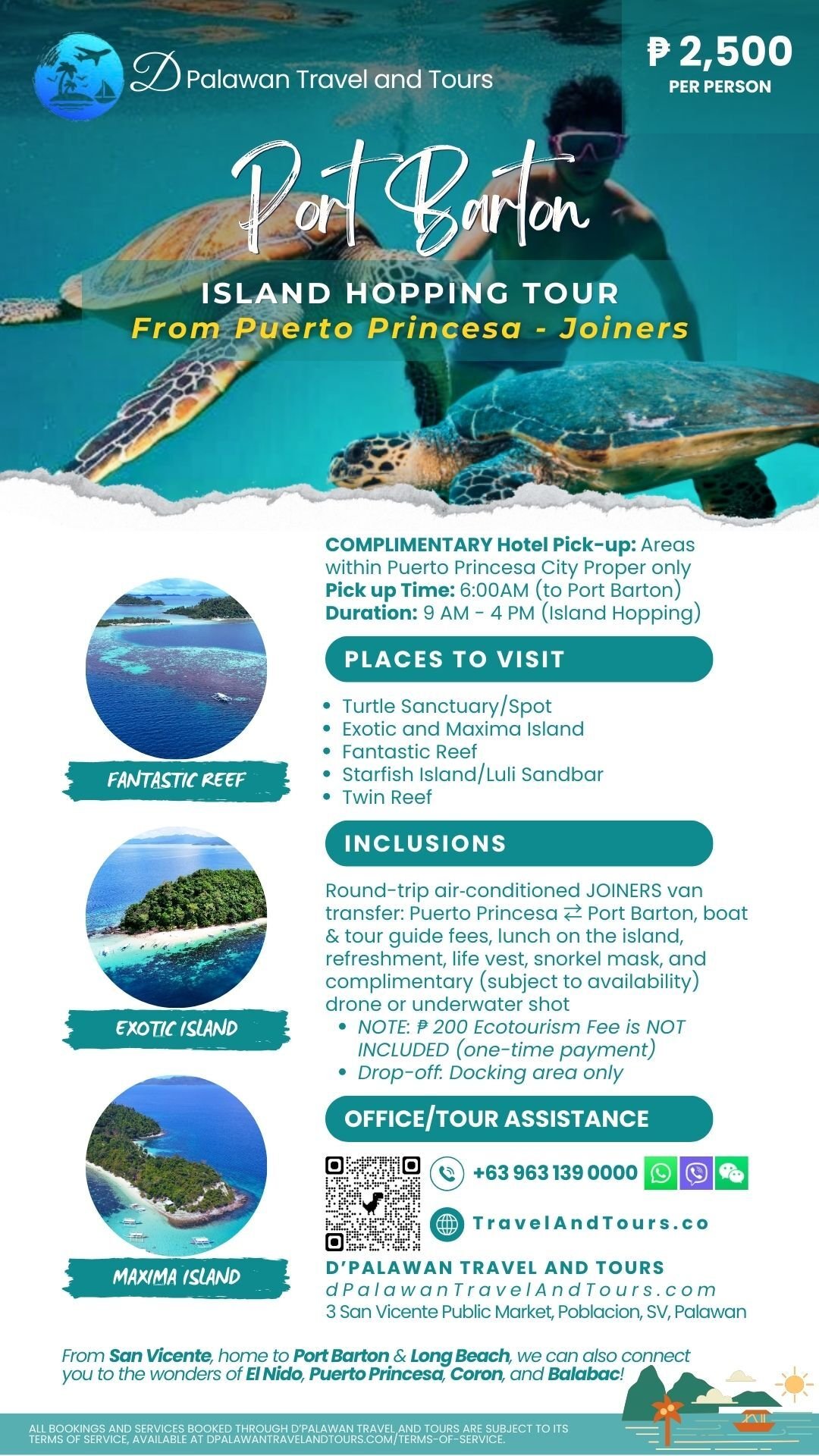 San Vicente Port Barton Island Hopping Tour from Puerto Princesa Joiners Palawan Philippines San Vicente Port Barton Island Hopping Tour from Puerto Princesa Joiners Palawan Philippines